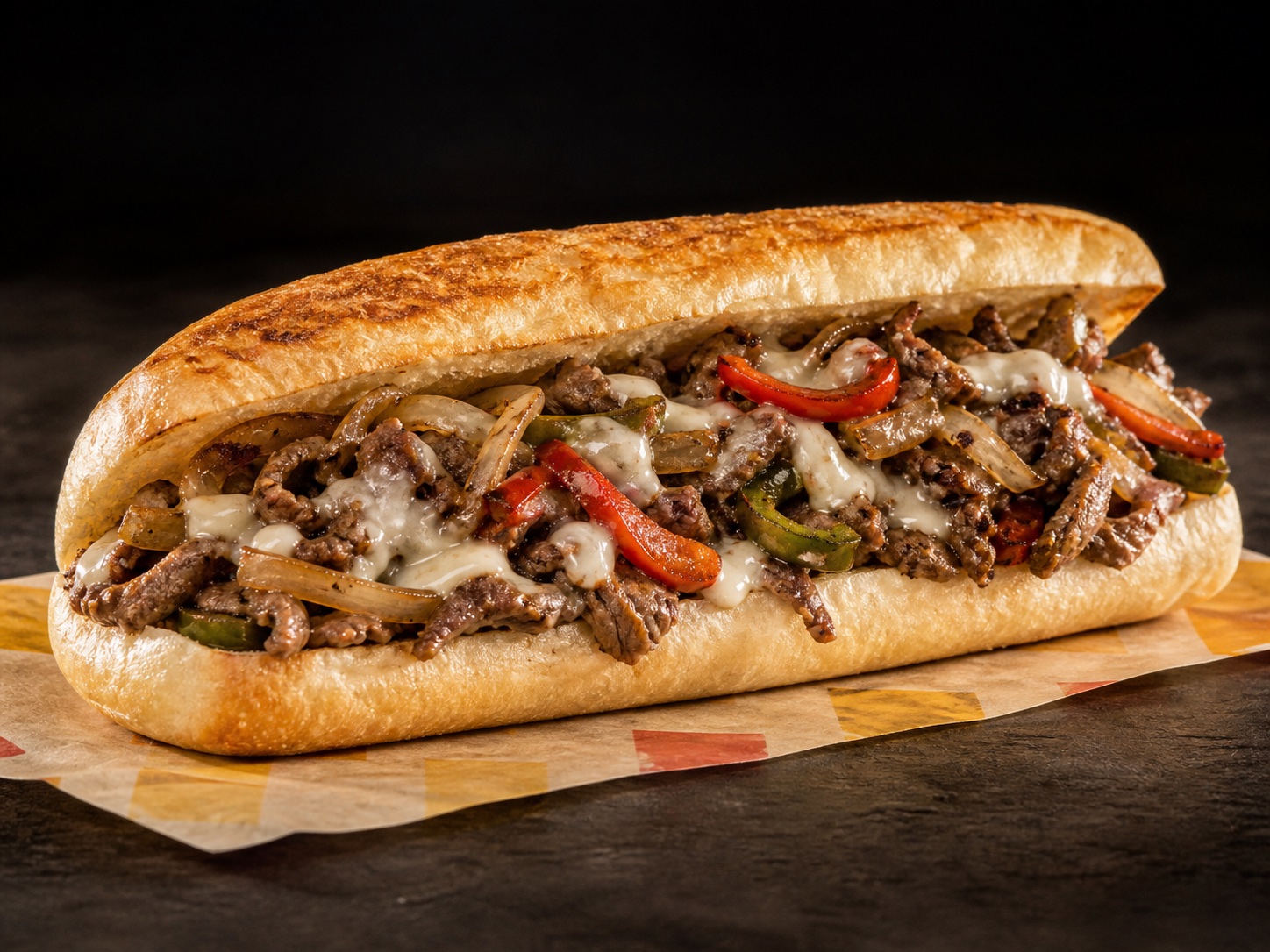 BUSSIN' signature cheesesteak preview with recipe details withheld until launch