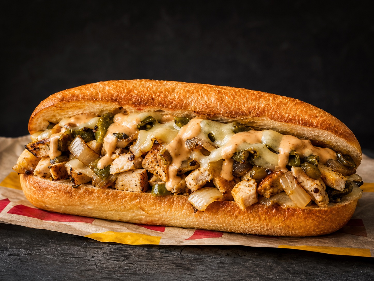 BUSSIN' signature cheesesteak preview with recipe details withheld until launch
