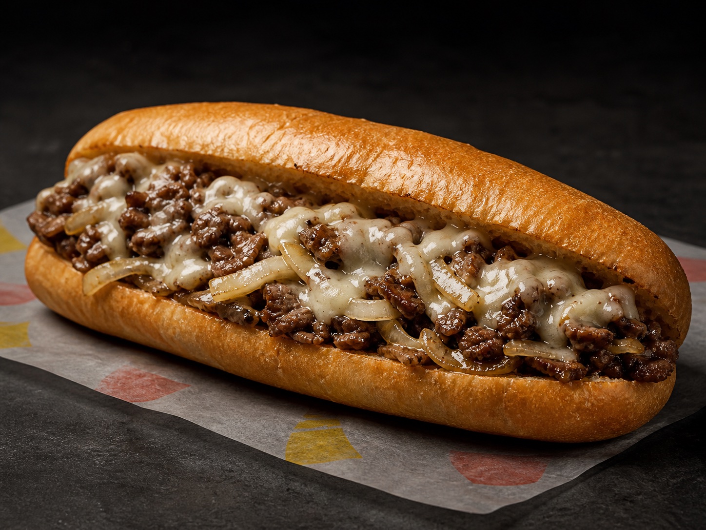 BUSSIN' signature cheesesteak preview with recipe details withheld until launch